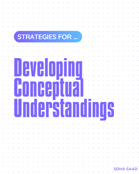Strategies for articulating conceptual understandings